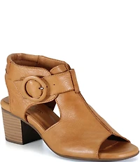 Diba True Cora Line Leather Block Heel Shooties
