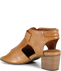 Diba True Cora Line Leather Block Heel Shooties