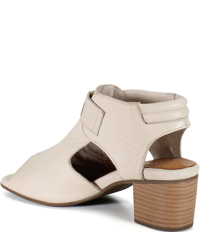 Diba True Cora Line Leather Block Heel Shooties