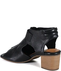 Diba True Cora Line Leather Block Heel Shooties