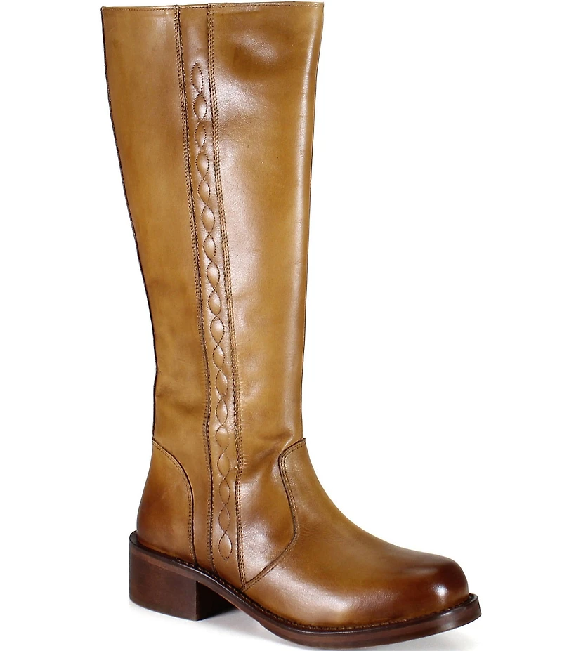 Diba True Fo Liage Leather Knee High Boots