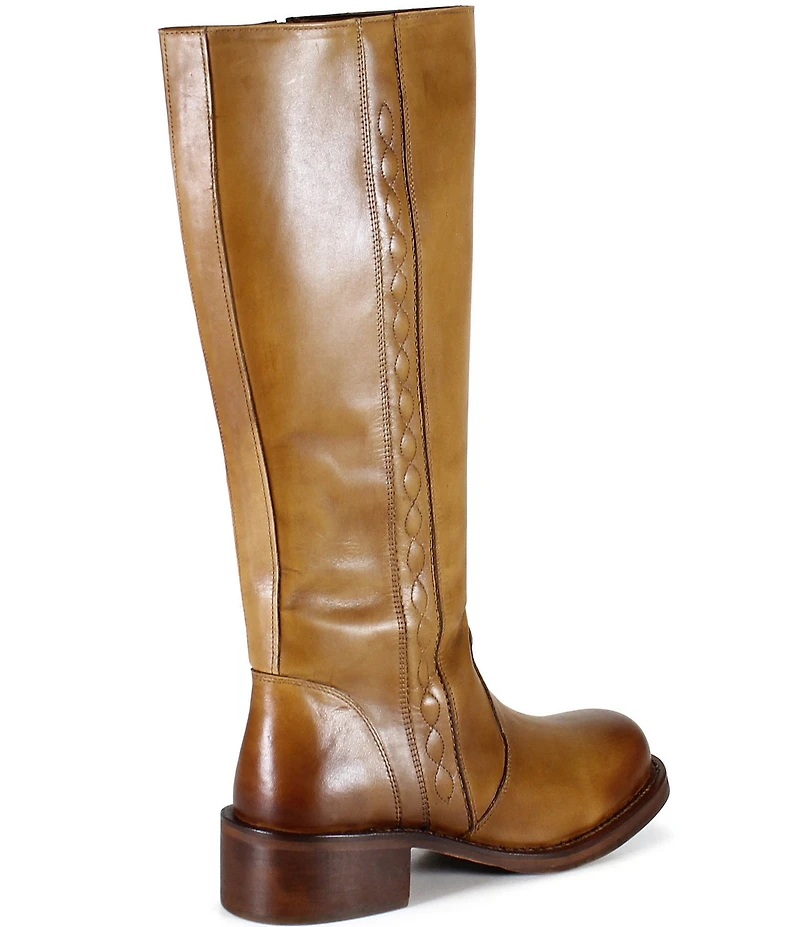 Diba True Fo Liage Leather Knee High Boots