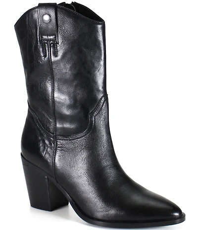 Diba True Glam Girl Leather Western Booties