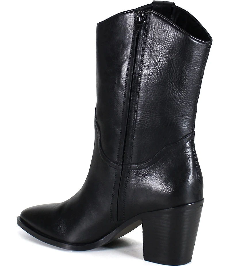 Diba True Glam Girl Leather Western Booties
