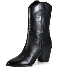 Diba True Glam Girl Leather Western Booties