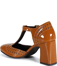 Diba True Juke Box Patent Leather T-Strap Pumps