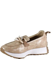 Diba True Kind Words Metallic Leather Chain Ornament Platform Loafers