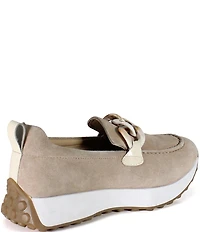 Diba True Kind Words Suede Chain Ornament Platform Loafers