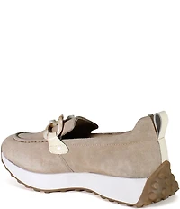 Diba True Kind Words Suede Chain Ornament Platform Loafers