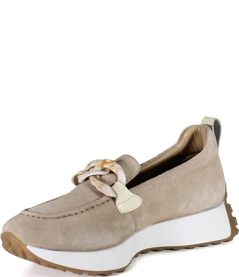 Diba True Kind Words Suede Chain Ornament Platform Loafers