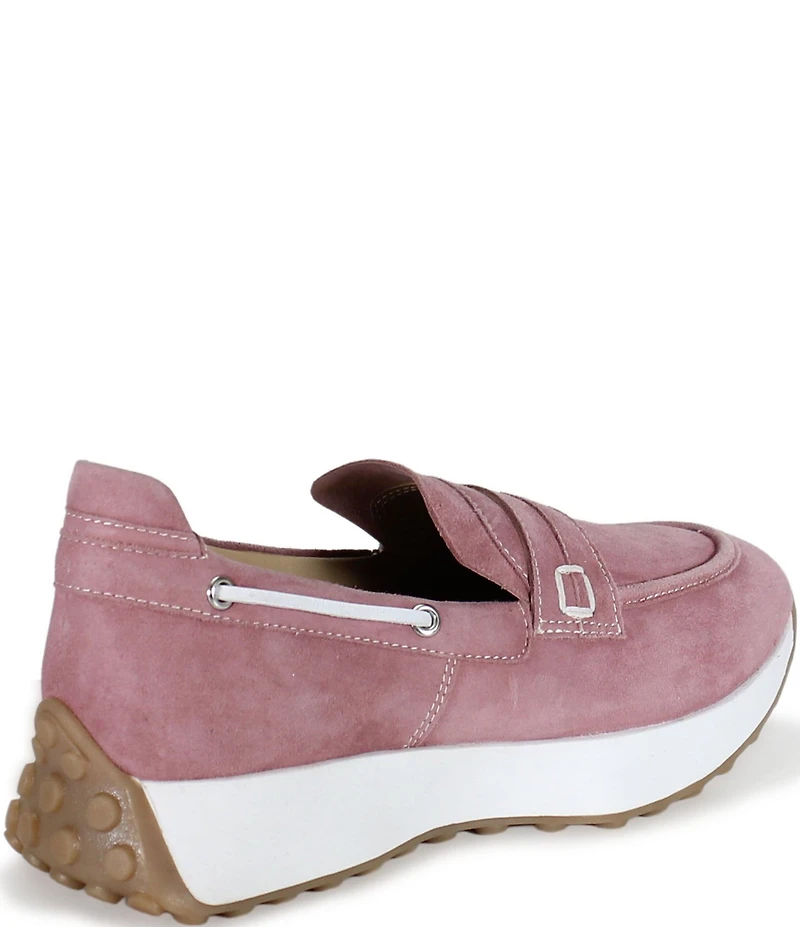 Diba True Kiss Suede Platform Loafers