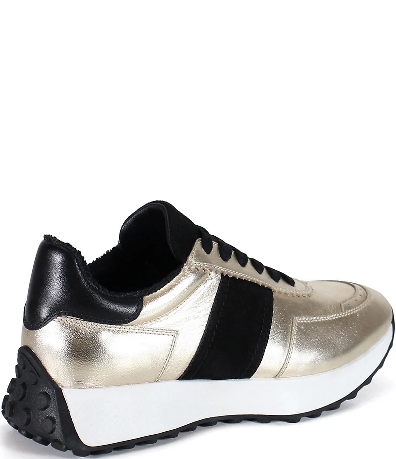 Diba True Know It All Metallic Leather Sneakers