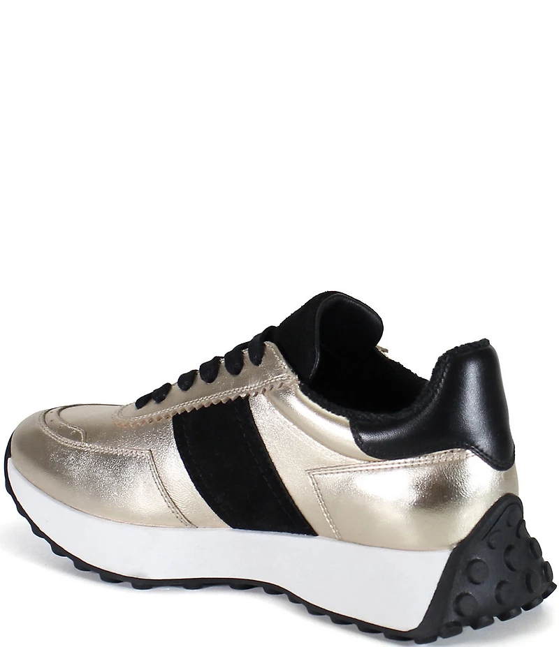 Diba True Know It All Metallic Leather Sneakers