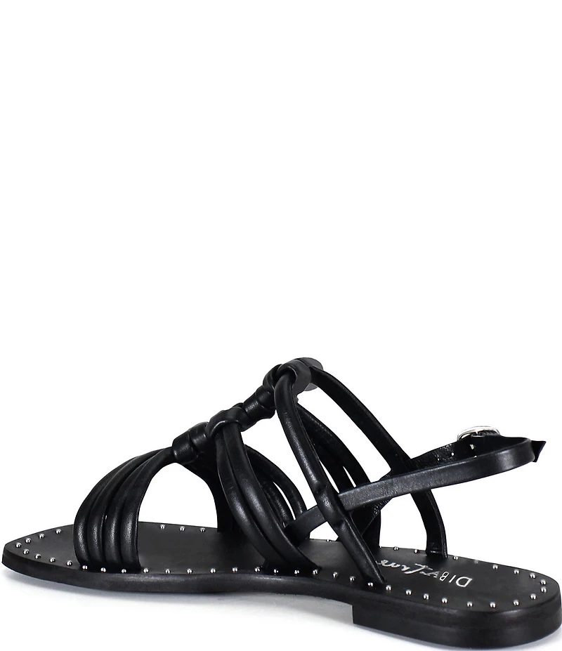 Diba True Mos Saic Knotted Leather Sandals