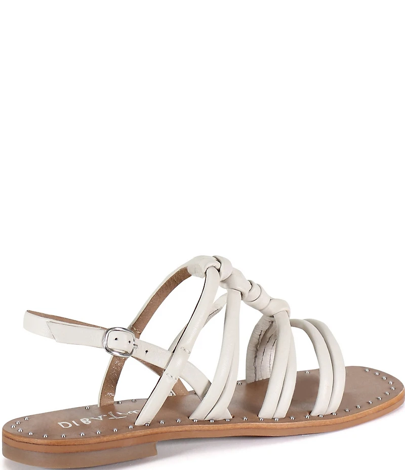Diba True Mos Saic Knotted Leather Sandals