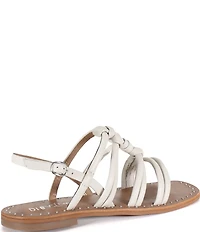 Diba True Mos Saic Knotted Leather Sandals