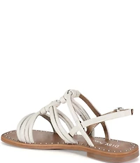 Diba True Mos Saic Knotted Leather Sandals