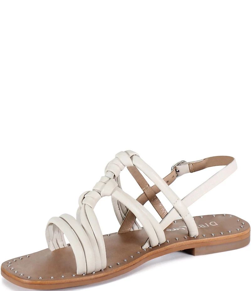 Diba True Mos Saic Knotted Leather Sandals