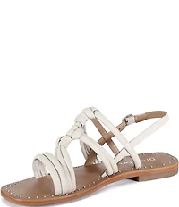 Diba True Mos Saic Knotted Leather Sandals