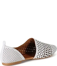 Diba True Papy Russ Laser Cut Perforated Leather d'Orsay Flats