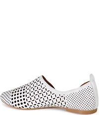 Diba True Papy Russ Laser Cut Perforated Leather d'Orsay Flats