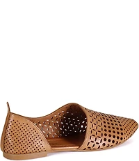 Diba True Papy Russ Laser Cut Perforated Leather d'Orsay Flats