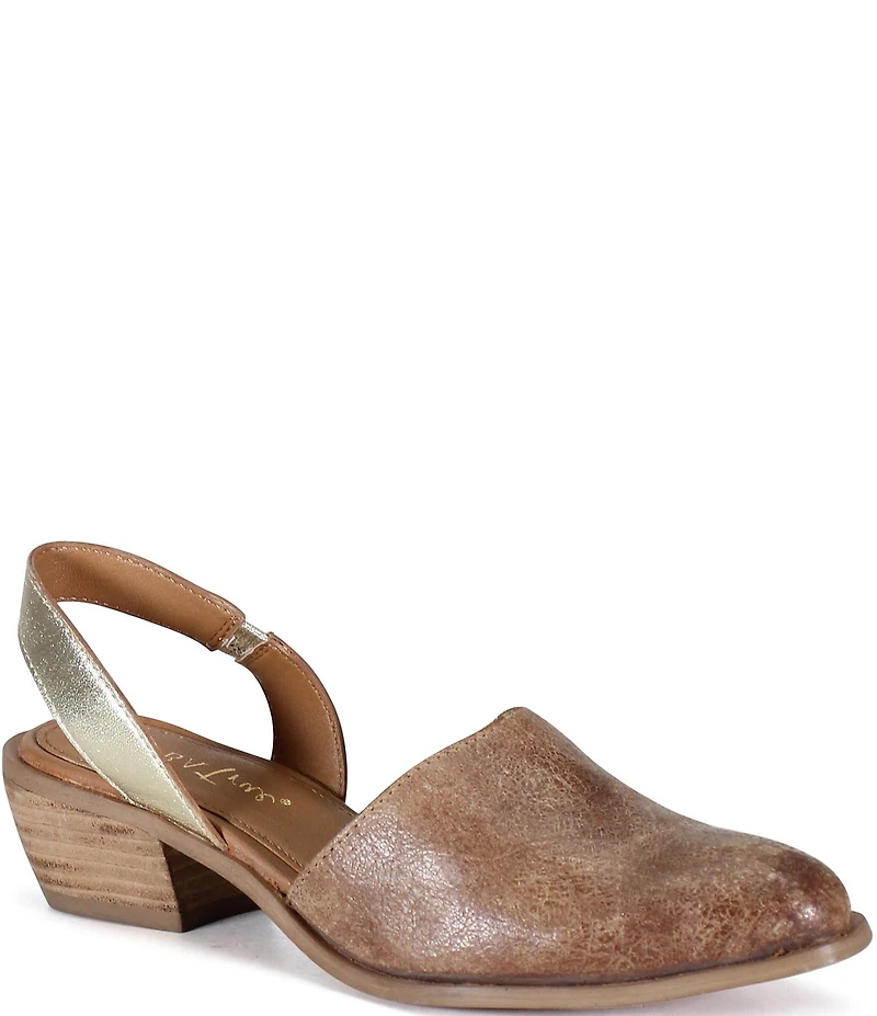 Diba True Pri Ority Leather Slingback Pumps
