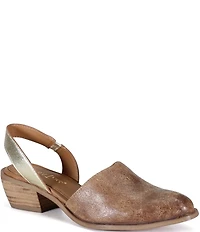 Diba True Pri Ority Leather Slingback Pumps