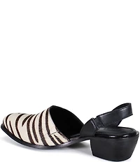 Diba True Pri Ority Zebra Slingback Pumps
