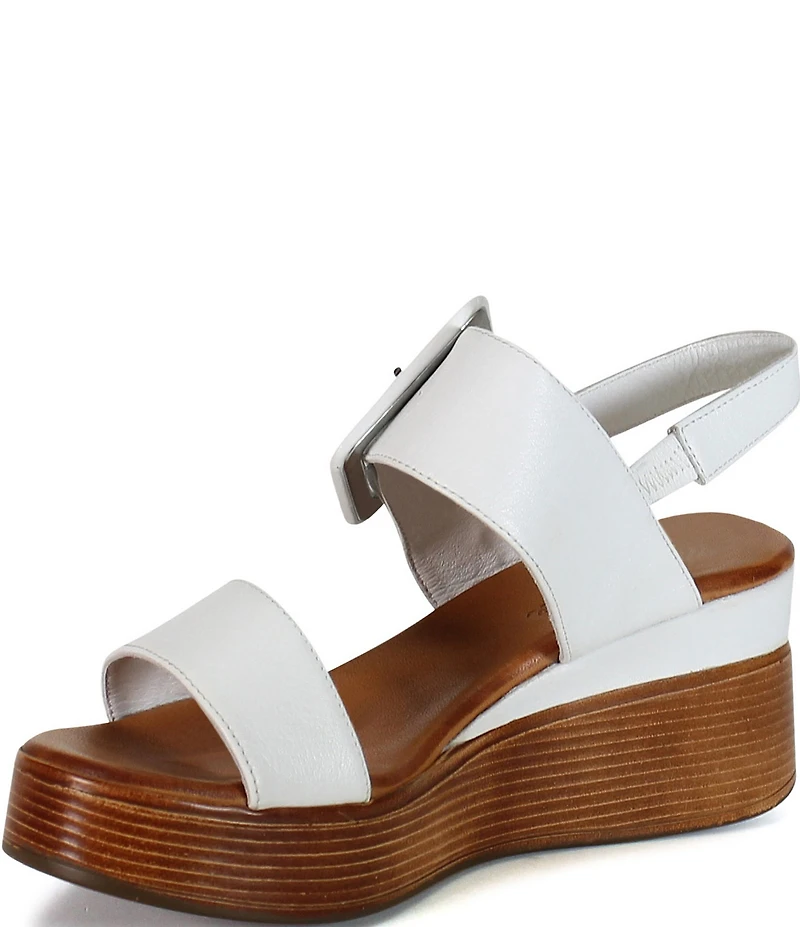 Diba True Seen It All Leather Platform Wedge Sandals
