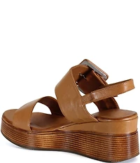 Diba True Seen It All Leather Platform Wedge Sandals