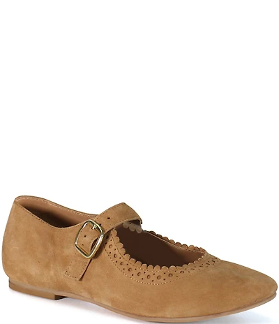 Diba True Sugar Coat Suede Mary Jane Flats