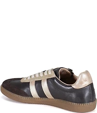 Diba True To Paz Leather Zipper Detail Lace Up Sneakers