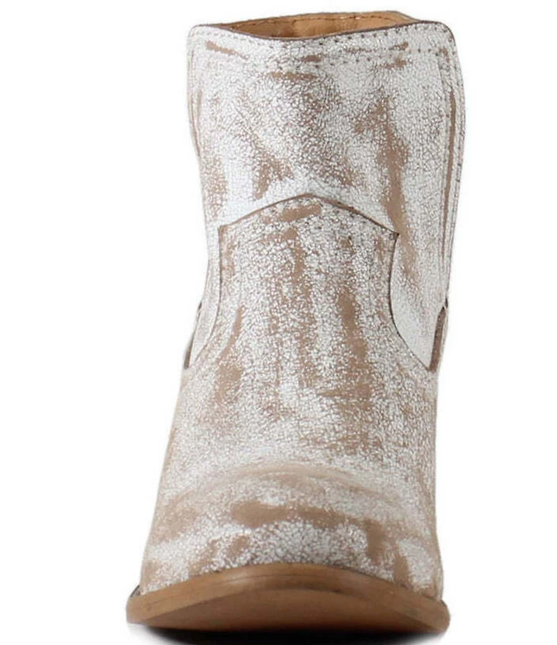 Diba True Walnut Grove Distressed Leather Western Booties