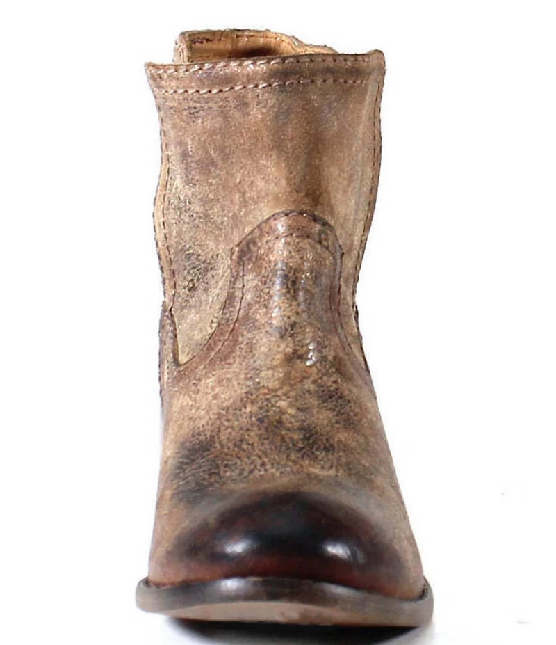 Diba True Walnut Grove Distressed Leather Western Booties
