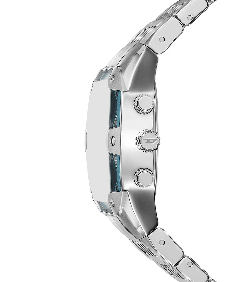 Diesel Men's Cushion Quartz Chronograph Stainless Steel Bracelet Watch