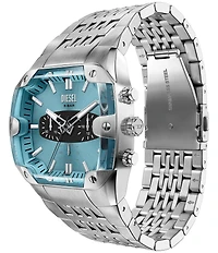 Diesel Men's Cushion Quartz Chronograph Stainless Steel Bracelet Watch