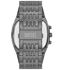 Diesel Men's Cushion Quartz Chronograph Stainless Steel Bracelet Watch