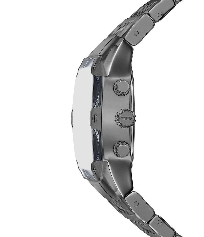 Diesel Men's Cushion Quartz Chronograph Stainless Steel Bracelet Watch