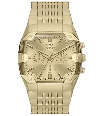 Diesel Men's Cushion Quartz Chronograph Stainless Steel Bracelet Watch