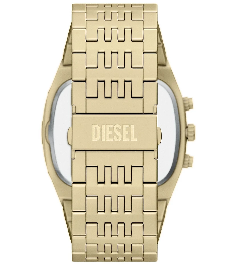 Diesel Men's Cushion Quartz Chronograph Stainless Steel Bracelet Watch