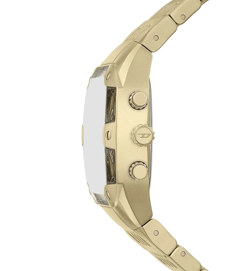 Diesel Men's Cushion Quartz Chronograph Stainless Steel Bracelet Watch