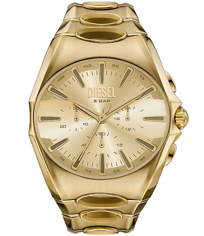 Diesel Men's D-Curve Chronograph Stainless Steel Bracelet Watch