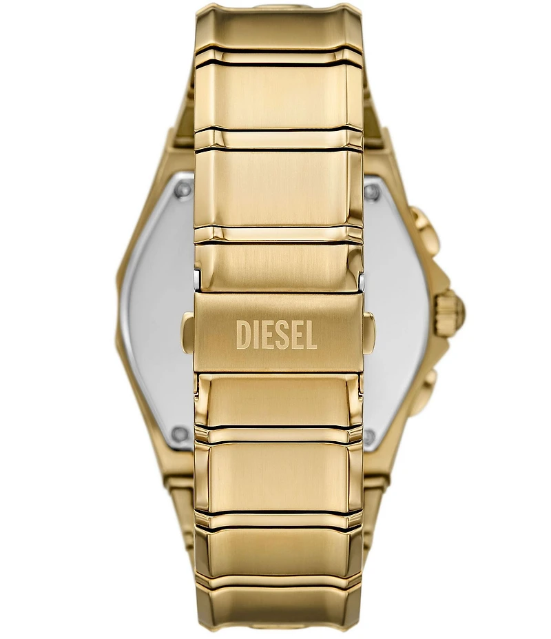 Diesel Men's D-Curve Chronograph Stainless Steel Bracelet Watch