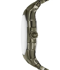 Diesel Men's D-Sruptor Three-Hand Green Stainless Steel Bracelet Watch