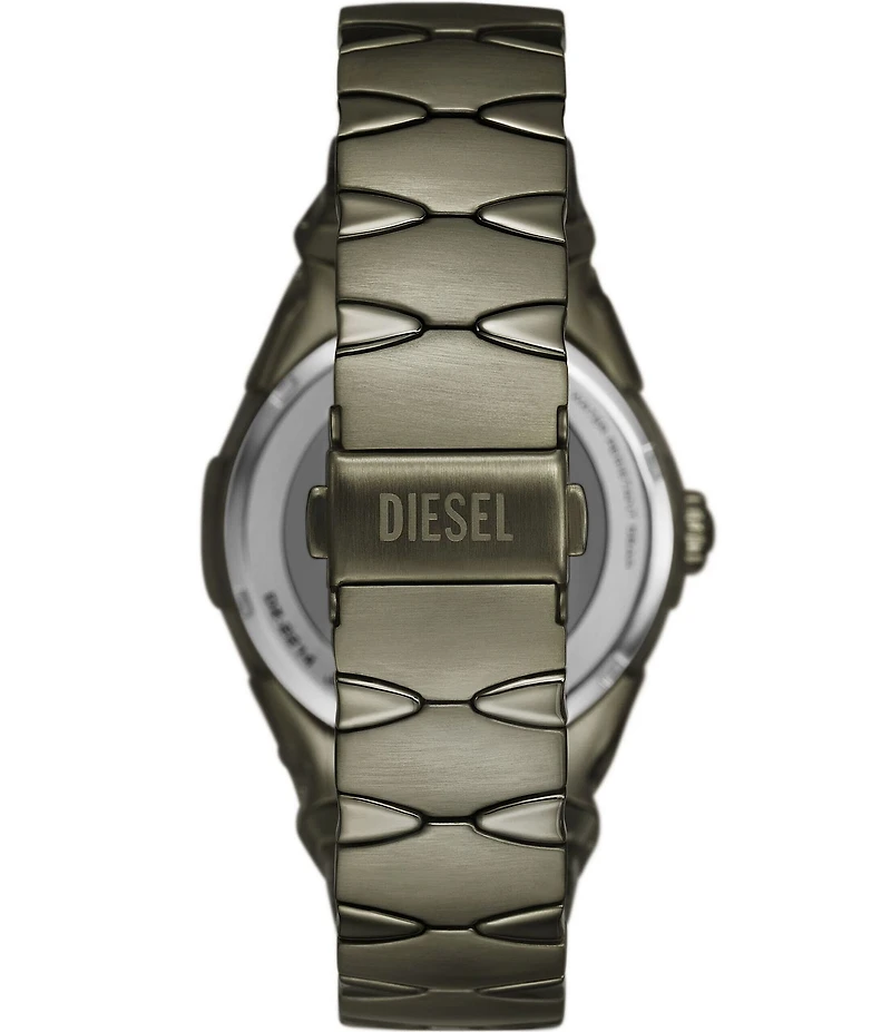 Diesel Men's D-Sruptor Three-Hand Green Stainless Steel Bracelet Watch