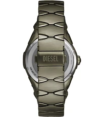 Diesel Men's D-Sruptor Three-Hand Green Stainless Steel Bracelet Watch