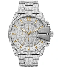 Diesel Men's Mega Chief Chronograph Stainless Steel Bracelet Watch