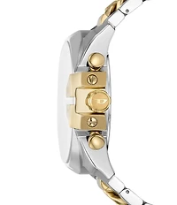 Diesel Men's Mega Chief Chronograph Two-Tone Stainless Steel Bracelet Watch