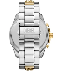 Diesel Men's Mega Chief Chronograph Two-Tone Stainless Steel Bracelet Watch